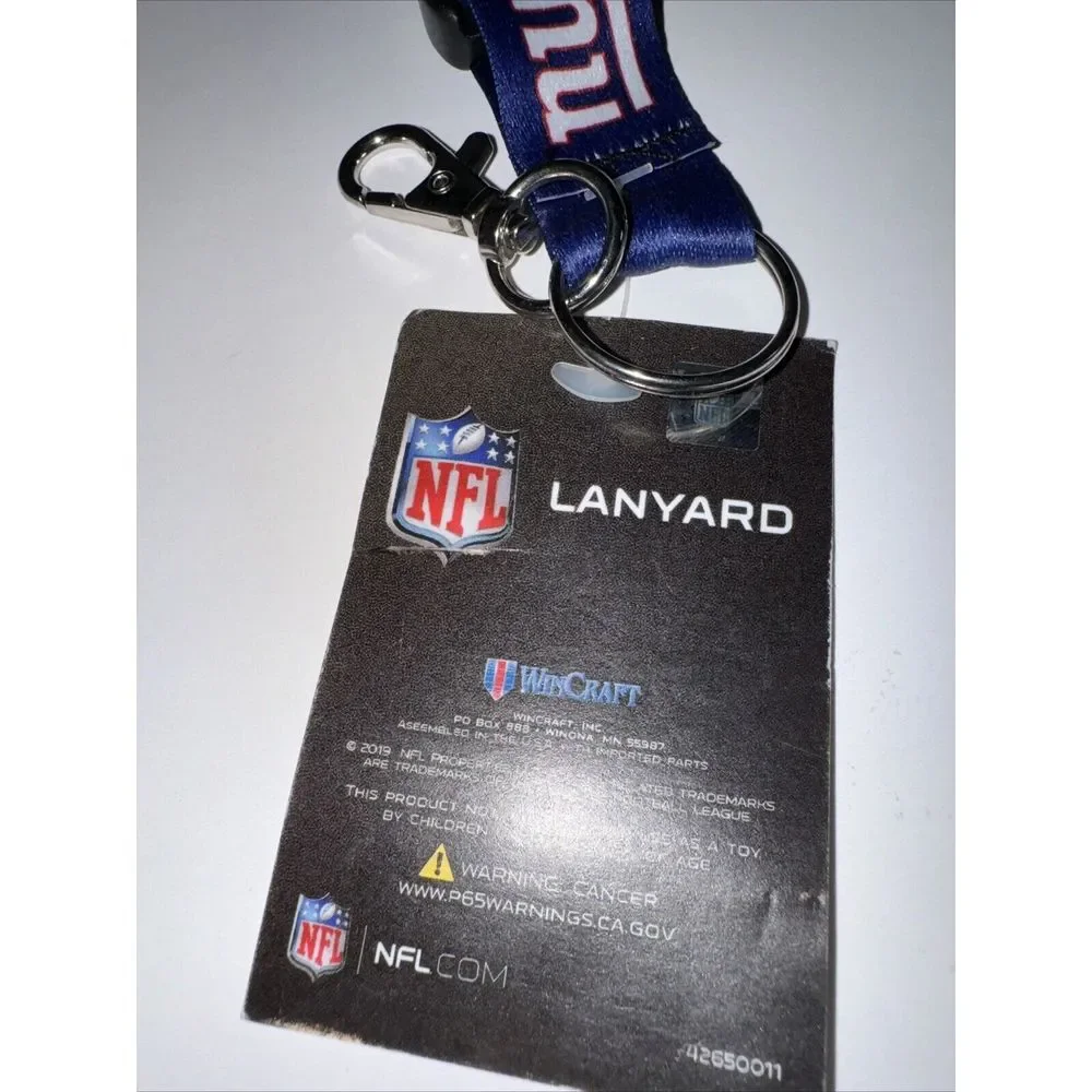 NEW YORK‎ GIANTS RETRO LANYARD DETACHABLE BUCKLE NEW WINCRAFT